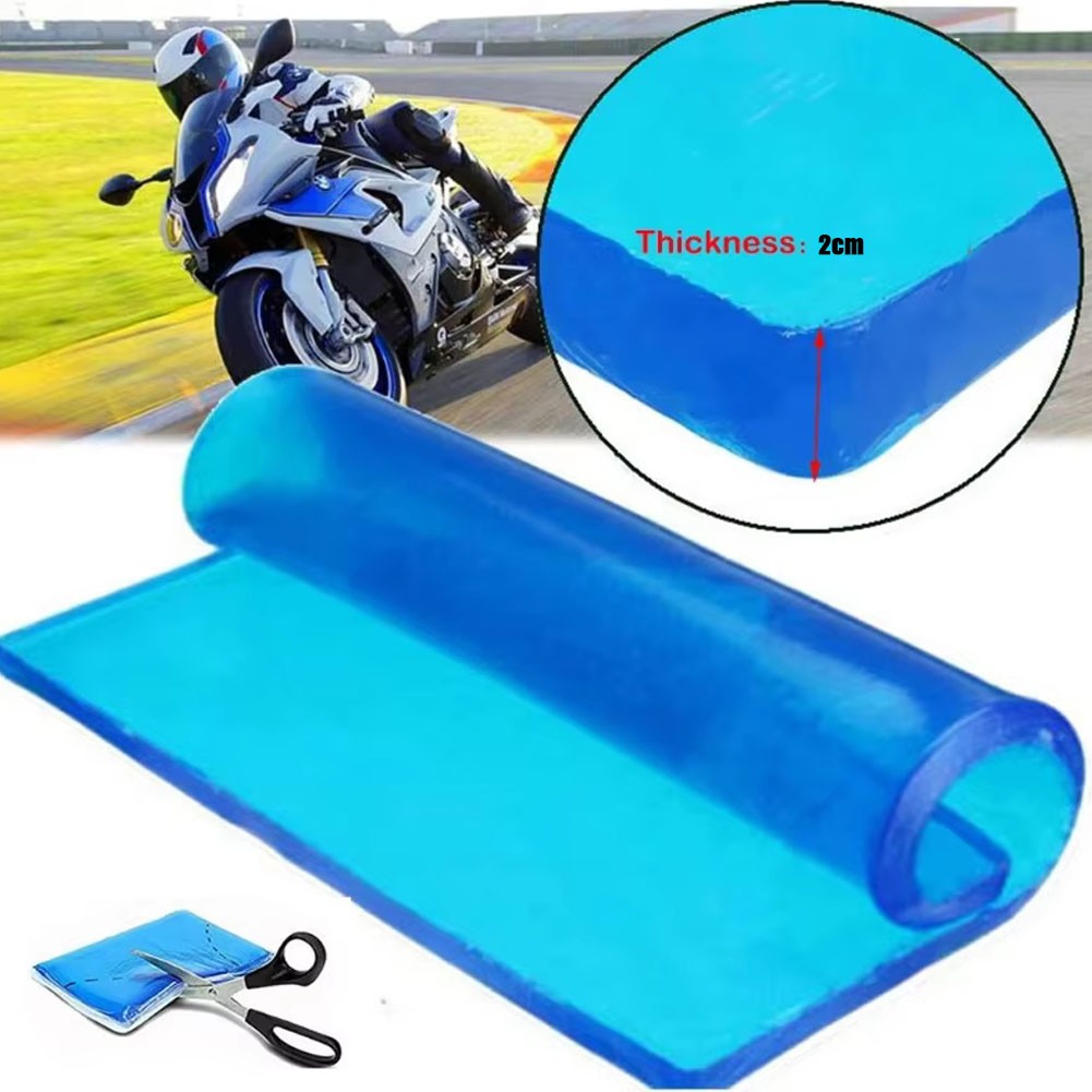 25x25x2cm Motorcycle Seat Gel Pad Shock Absorption Mat Comfortable Cushion