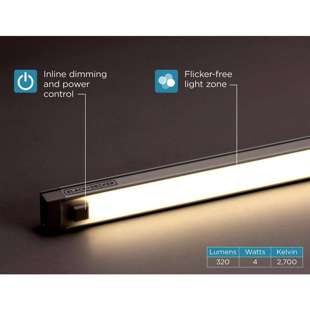 Push Wire 9 In. Light Bar, Cool White