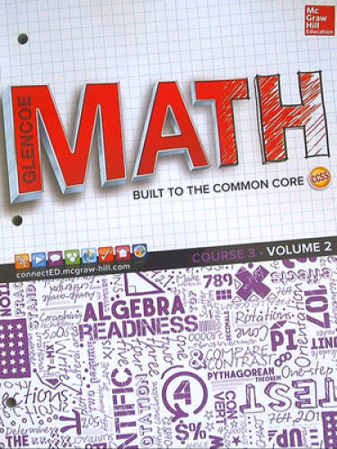 Glencoe Math, Course 3, Student Edition, Volume 2 (MATH APPLIC  - VERY GOOD