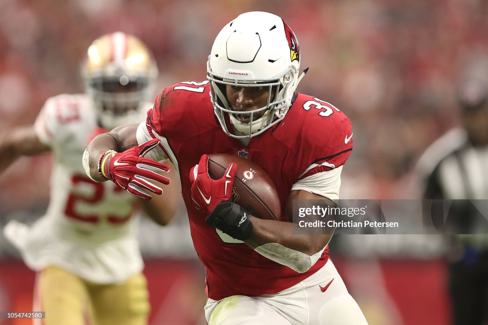 Used 2018 Wilson NFL Duke Arizona Cardinals Official Game Football Ball 49ers