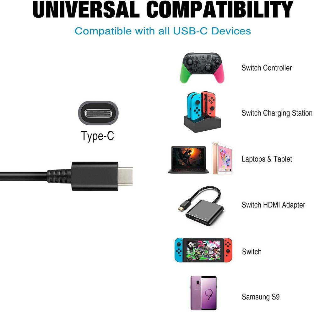 Nintendo Switch charger suitable for handheld mode Pro controller 45496590222