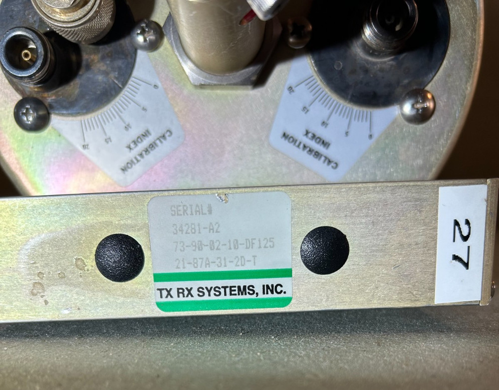 TX RX Systems Cavity UHF (Used & untested) Tank Not complete