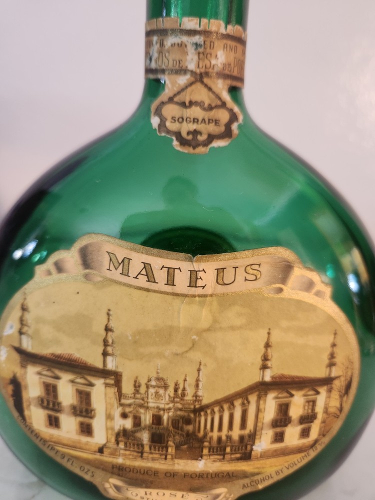 Mateus Rose Wine Bottle (empty) - Vintage