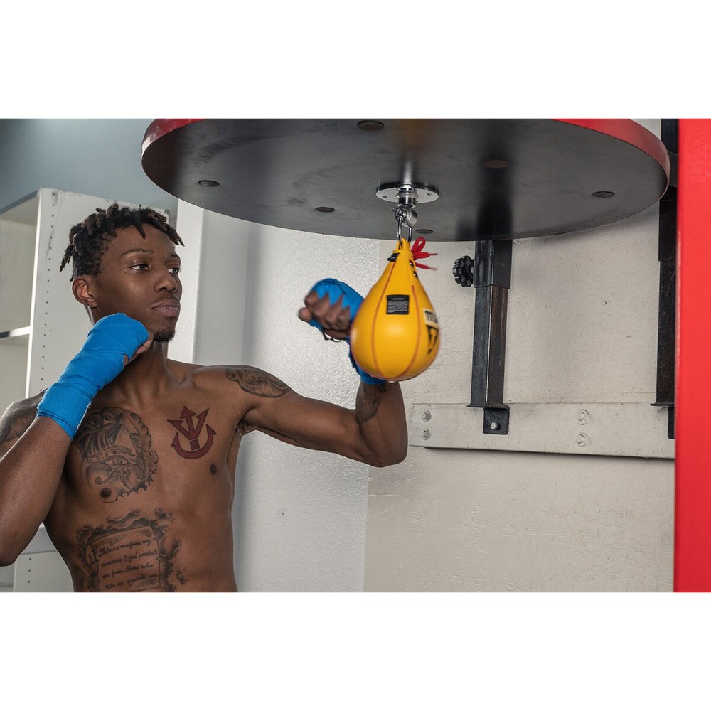 Title Boxing Leather Speed Bag - Medium - Black - (7" x 10")