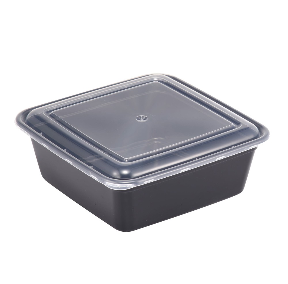 (2 pack) 8 Cup Tall Square Meal Prep Food Storage Container, 5 Pack