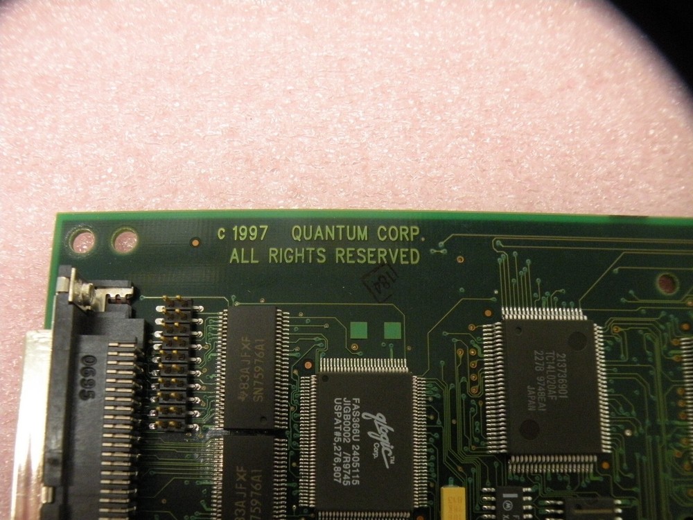 QUANTUM ATL 54-60285-01 DIFFERENTIAL SCSI LIBRARY CONTROLLER MODULE & CABLE