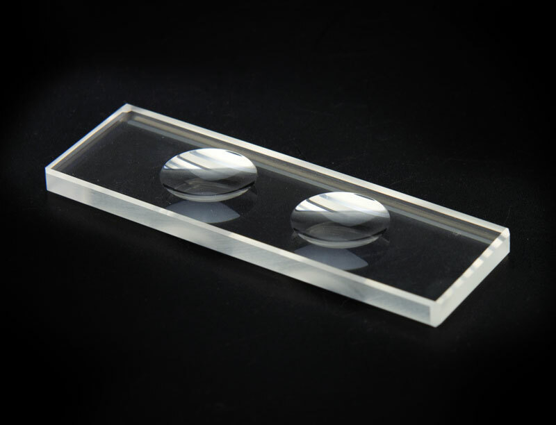 1PC Optical Glass Microscope Slides 5mm/10mmThickness Circular Concave Cavity