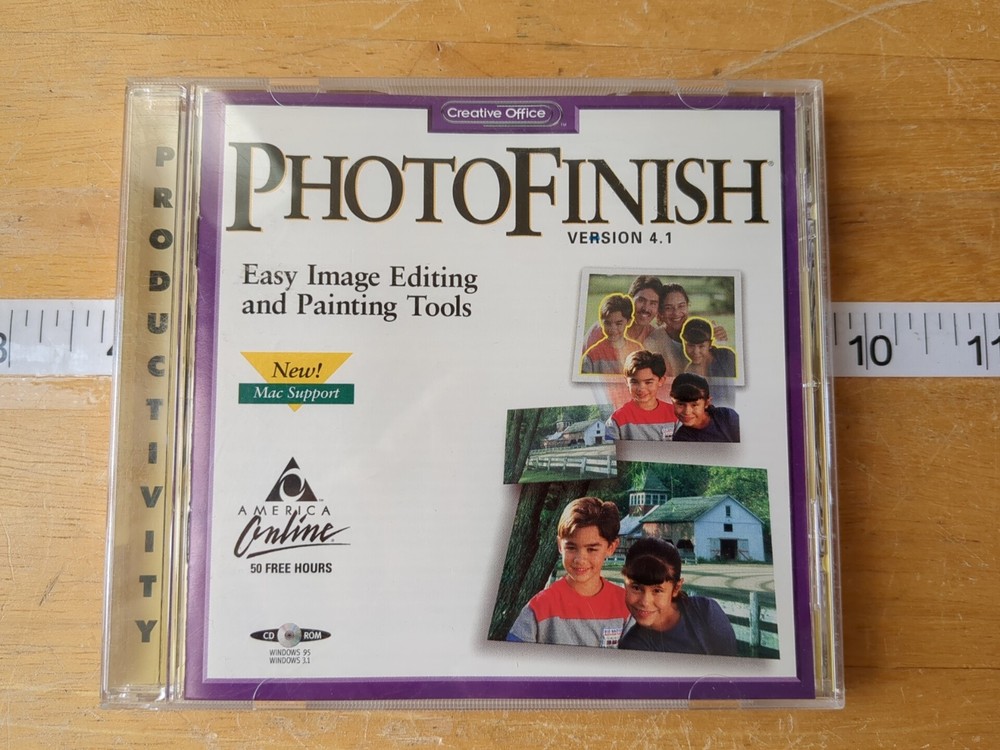 Creative Office Photo Finish Version 4.1 CD Image Editing & Paint Tools