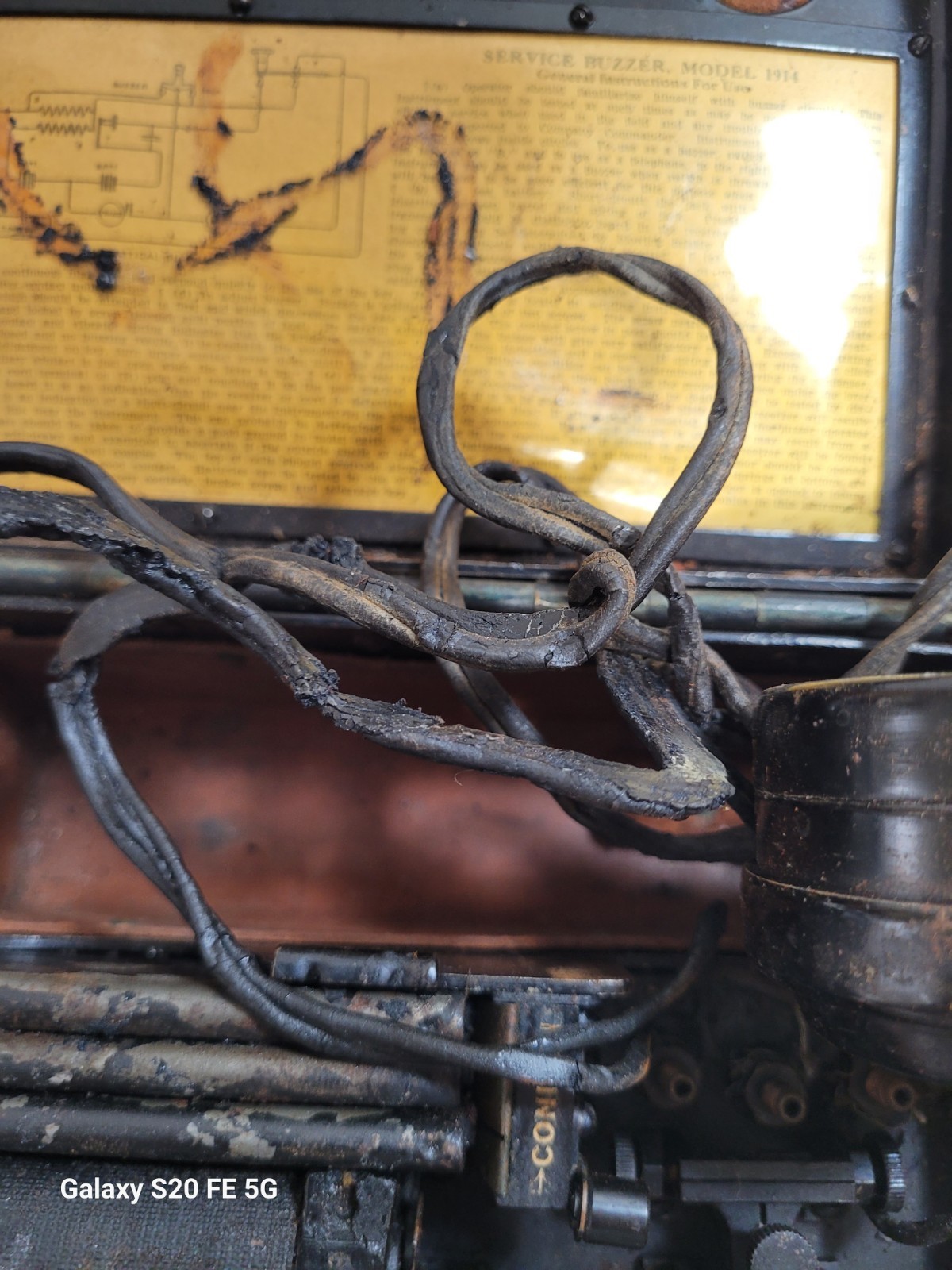 WWI-US Army Signal Corps -SERVICE BUZZER-Model 1914-American Electric Co