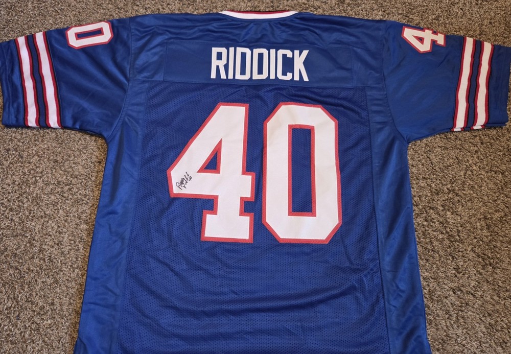 Robb Riddick Buffalo Bills Autographed Custom Jersey COA