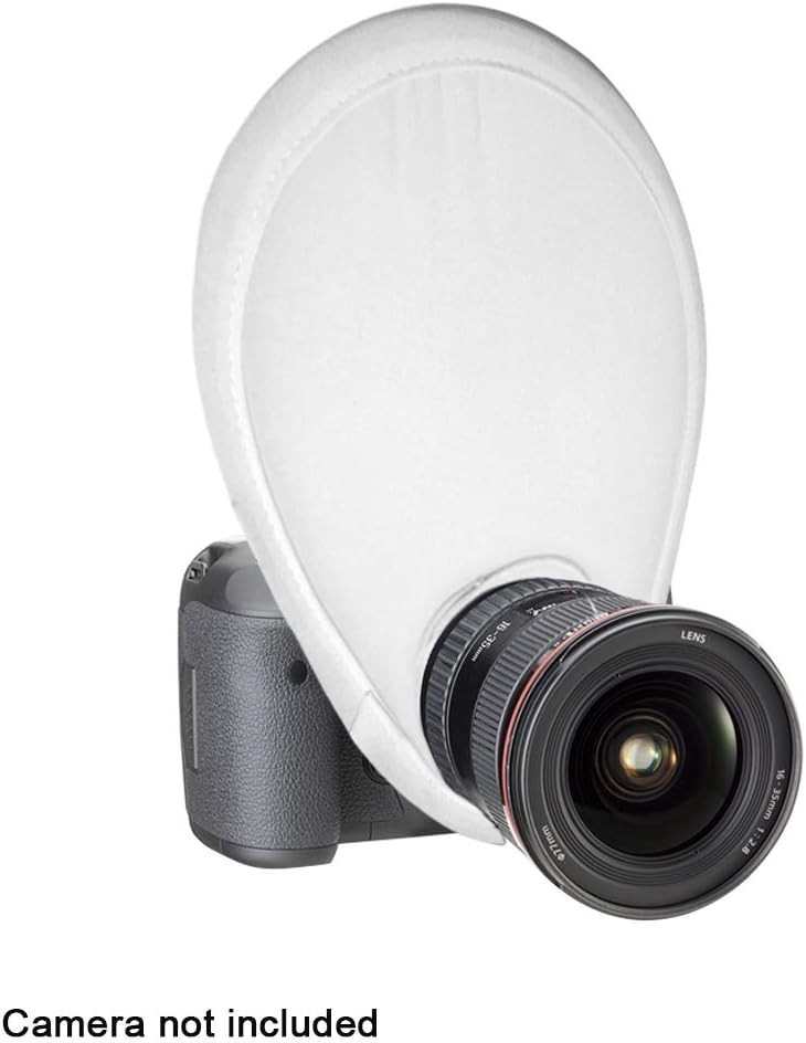 Camera Flash Diffuser,Eliminate Harsh Light and Shadow,Foldable with Storage ...