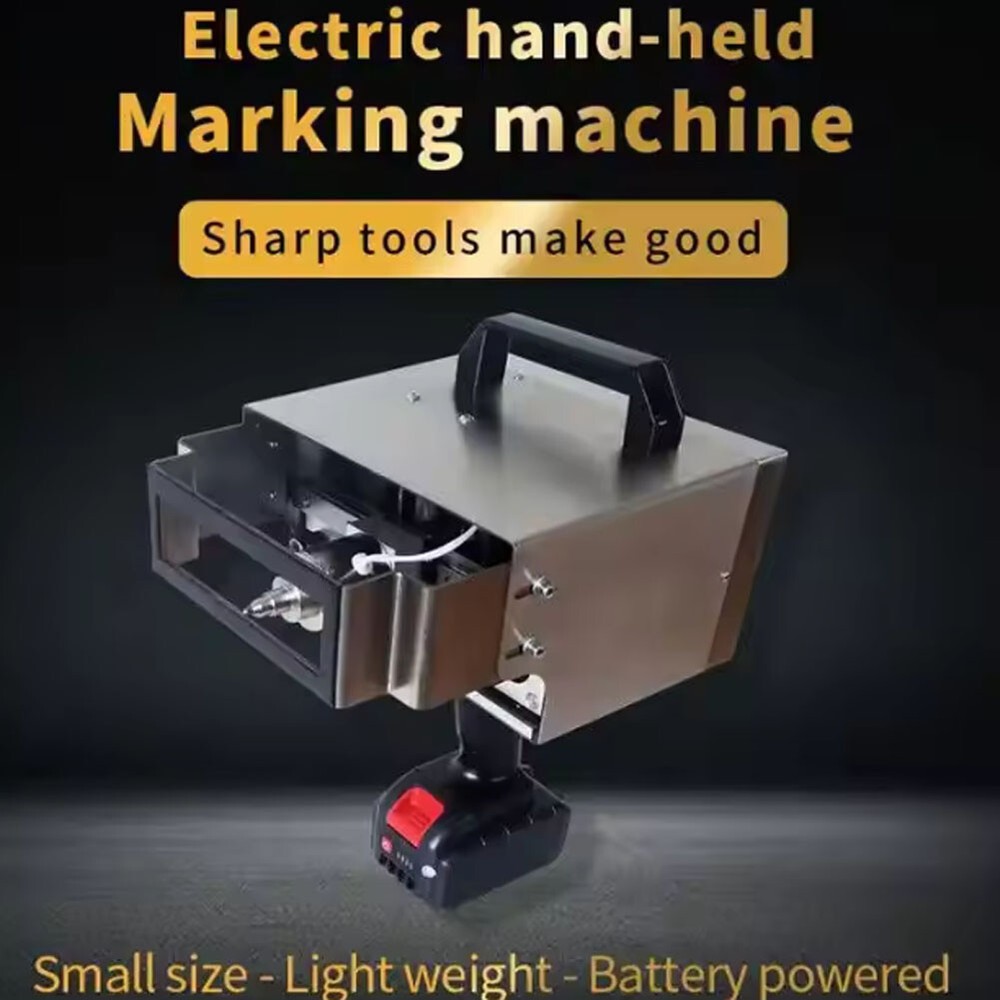 Handheld Portable Dot Peen Markers Pin Pneumatic Marking Machine