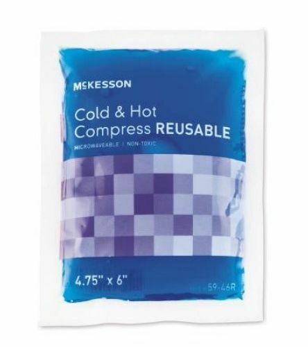 McKesson Hot / Cold Pack, Small, Reusable, 4.75 X 6 Inch, 4 Pack