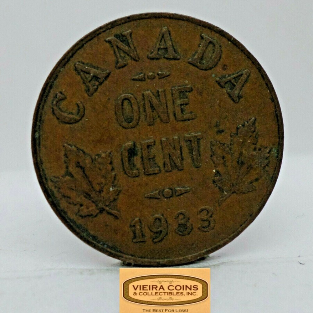 1933 Canada One Cent, Free Shipping -  #C19393NQ