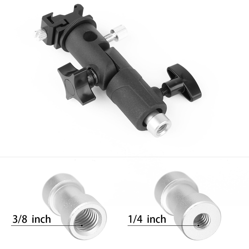 Camera Flash Speedlite Mount, ChromLives Professional Swivel flash stand