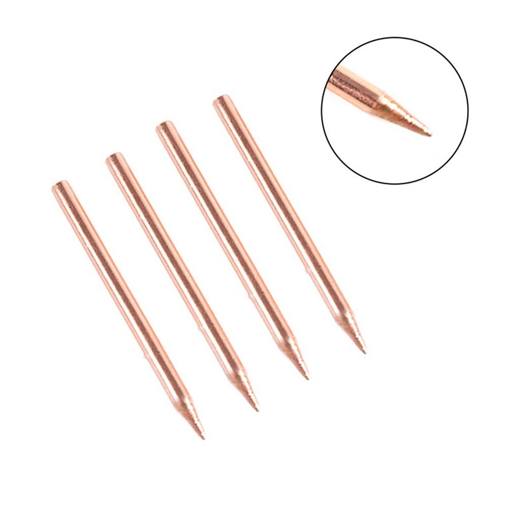 Spot Welder Electrode Tips 4 Pack for Handheld Battery Welders Egg