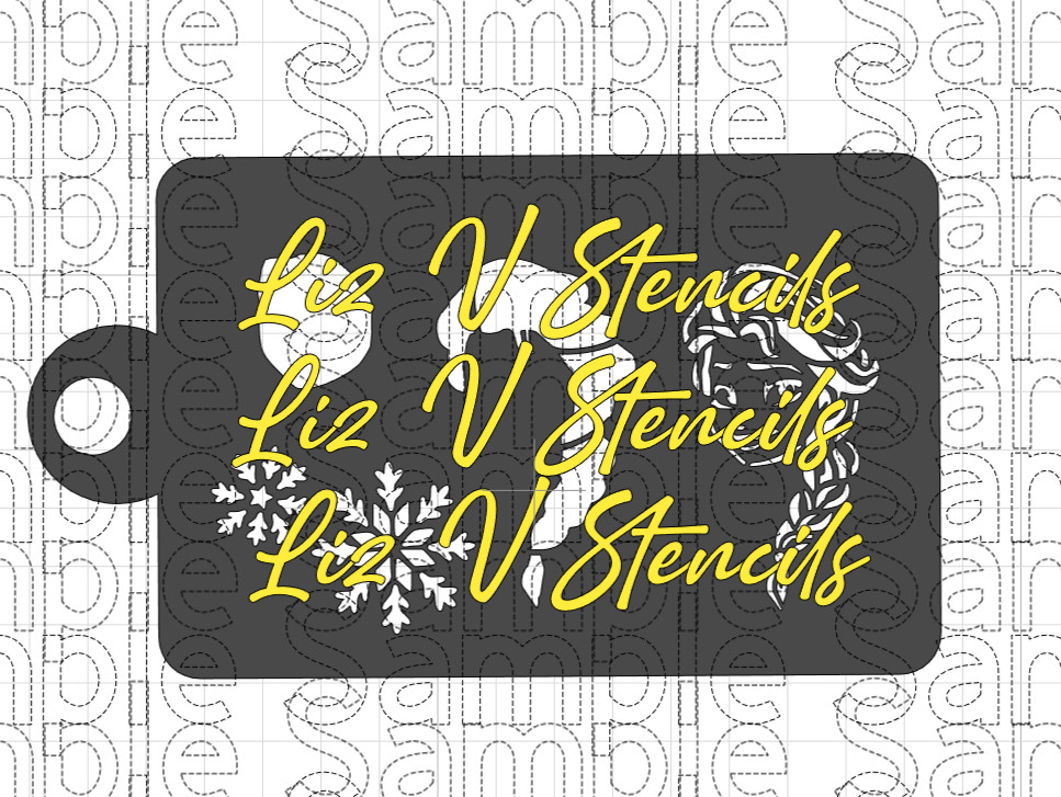 Cold Princess Combo Stencil