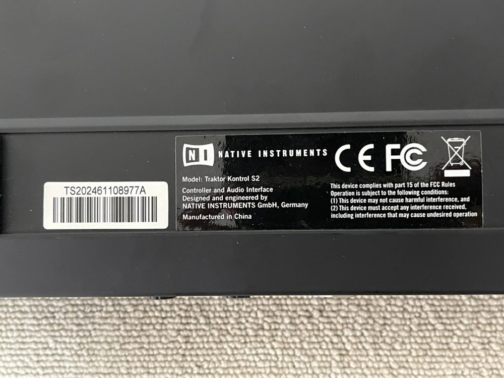 Native Instruments Traktor Kontrol S2 MK1 DJ Controller 2-Channel with Adaptor