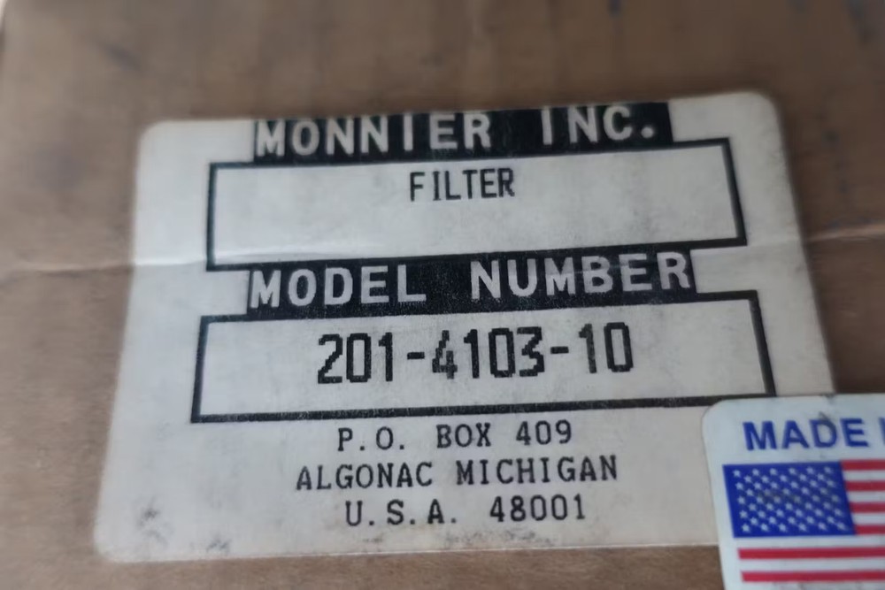 Monnier 201-4103-10 Particulate Filter