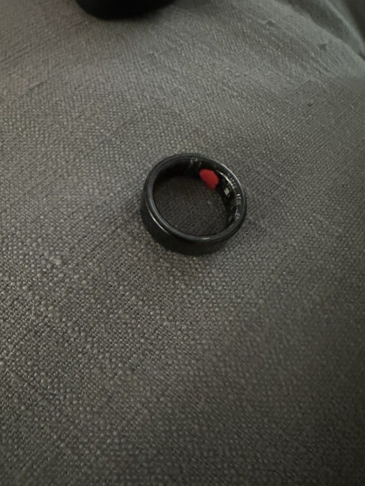 QRing Smart Ring Deep Grey Size 9  NEW