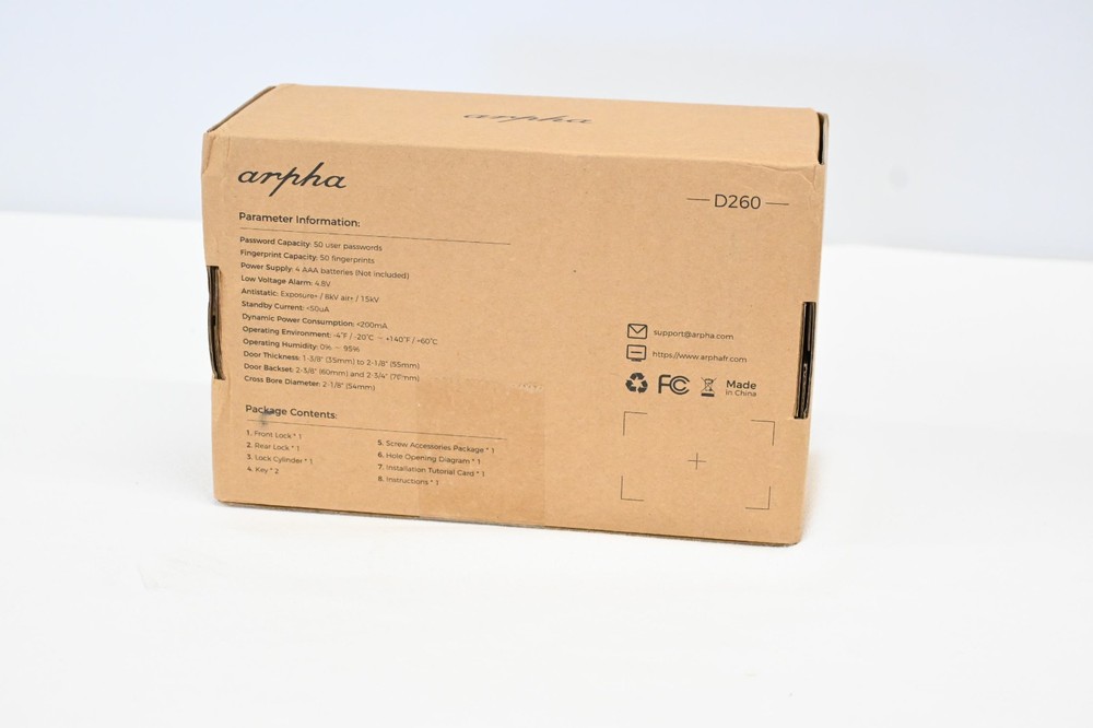 Arpha D260 Smart Fingerprint Door Knob
