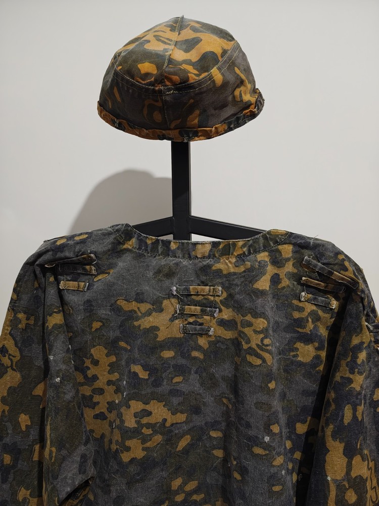 WW2 GERMAN ELITE CAMO SMOCK + CAMO HAT