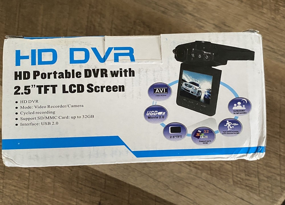 HD Portable DVR with 2.5 TFT LCD Screen