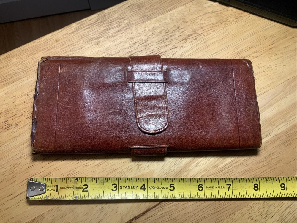 Civil War Ear Tri-fold Wallet, Soft Thin Leather, Multiple Compartments