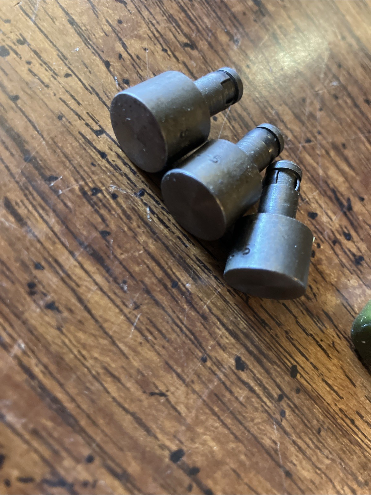 7 Pc Flat Head Rivet Squeezer Die 1/4 Shank Aircraft Aviation Some Duplicate