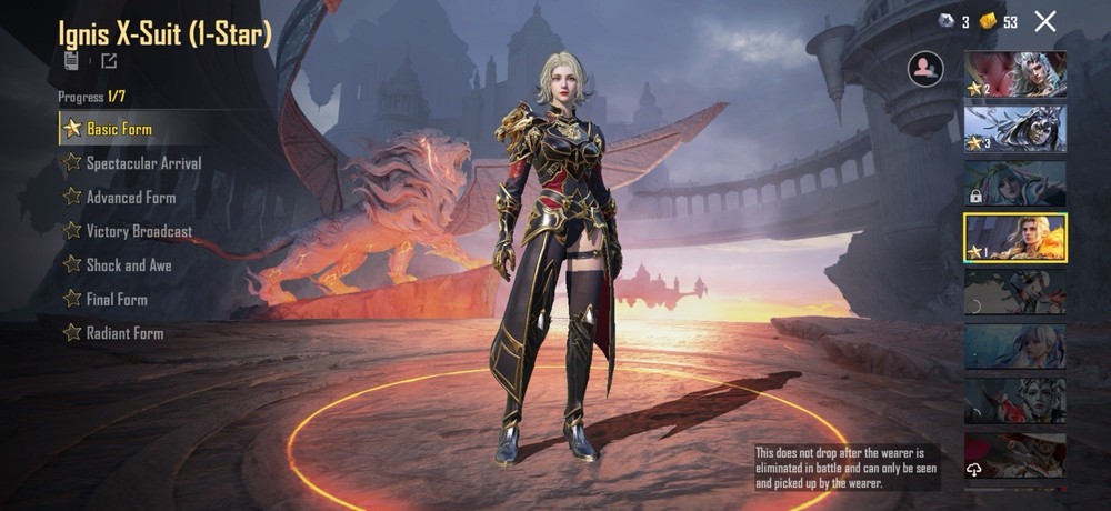 PUBG Mobile X-Suit, Glider, Vehicle, Weapon, Set, Level, Special Effect Bundle