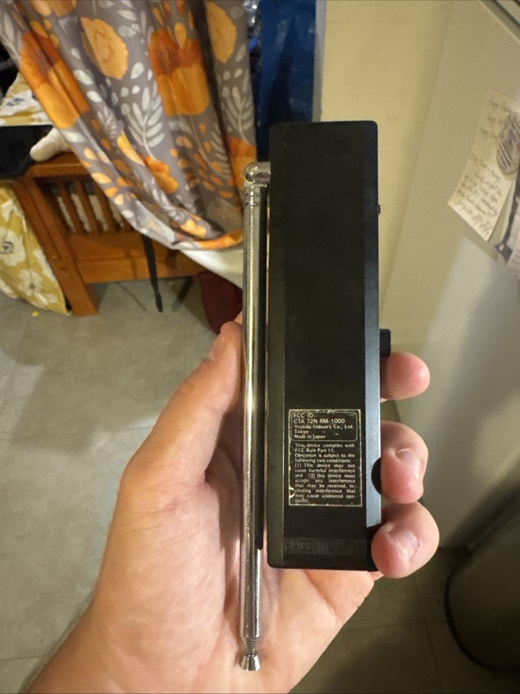 Yoshida Part 15 Low Power Communication Device Transmitter FCC ID CTA72NRM-1000