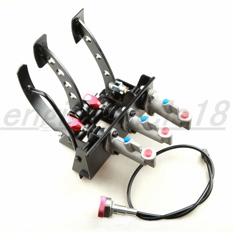 High Quality Race Rally Hydraulic Clutch Brake Bias Pedal Box Assembly Kit