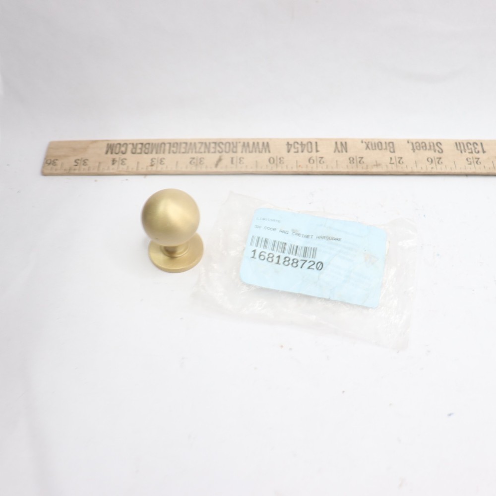 Modern Kitchen Cabinet Handle Solid Brass 1-1/4" 168188720