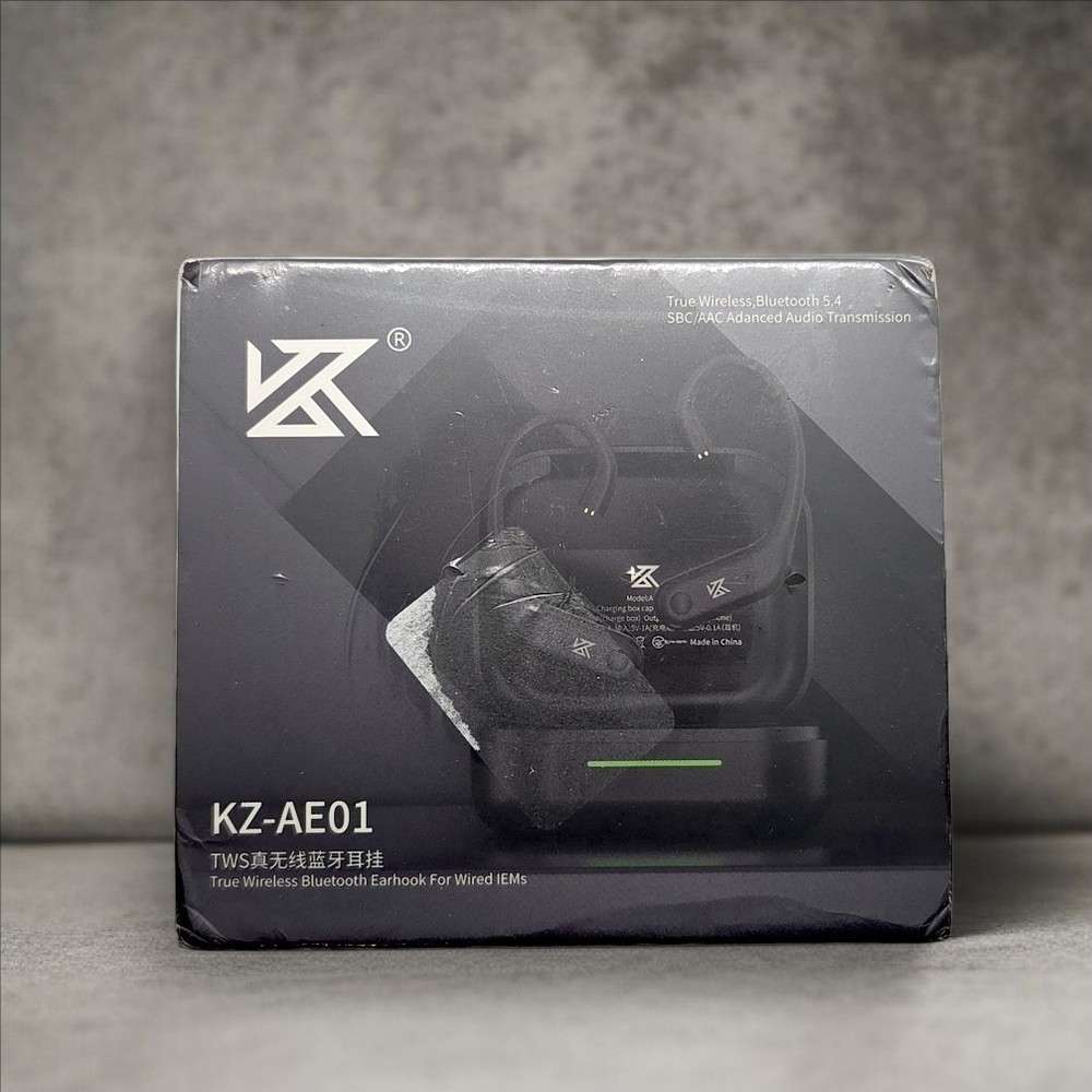 KZ AE01 Wireless Ear Hook Bluetooth 5.4 Earphones with Charging Case