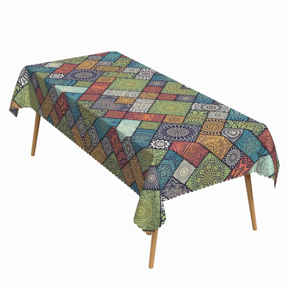 ggaimwf 52x70 Inch Boho Rectangular 70" x 52" (Rectangular), Color 4