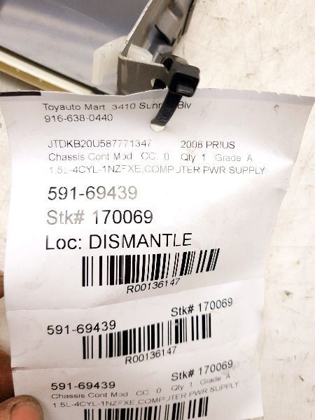 Chassis ECM Computer Power Supply Fits 05-09 PRIUS