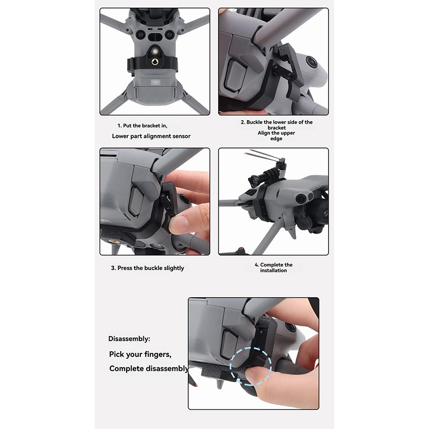 Action Camera Quick-Release Mounting Bracket for DJI MINI 5 PRO