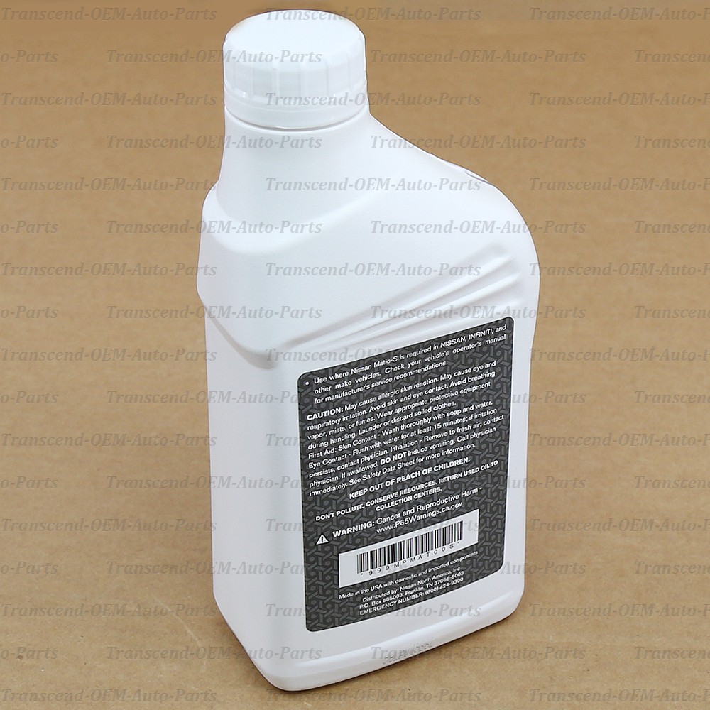 999MP-MAT00S GENUINE OEM MATIC-S ATF AUTOMATIC TRANSMISSION FLUID 5PC for NISSAN