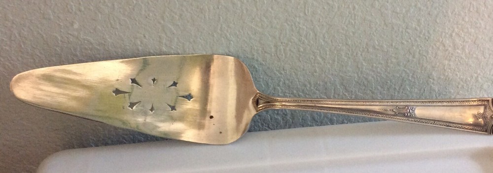 ✅️ANTIQUE WINFIELD SILVERPLATED 10” PIE Server, Ornate Desert Server Antique