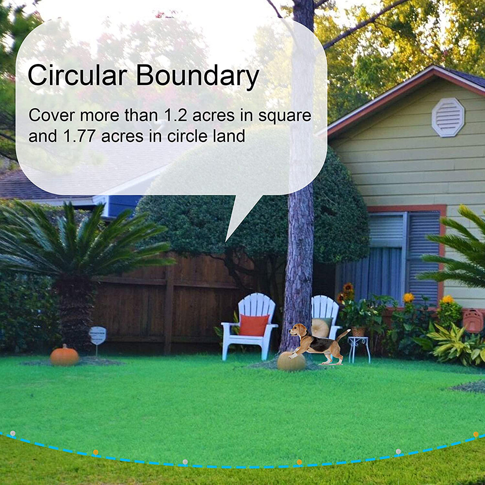 In-Ground Underground Waterproof Electric Dog Pet Fence System 2-3 Shock Collar