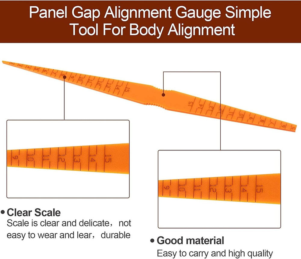Panel Gap Alignment Gauge,Door Panel Gap Alignment Simple Measuring Tool Taper F