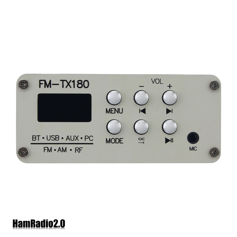 FM-TX180 75-108MHz Bluetooth Stereo FM AM Shortwave Signal Radio Transmitter