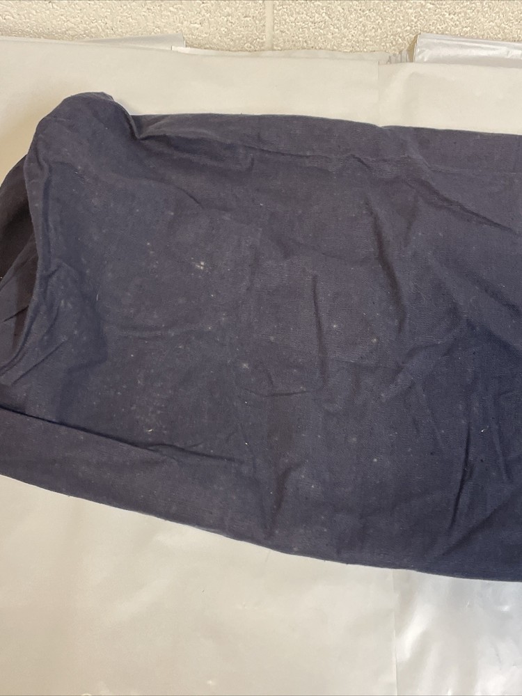 WW2 US Navy Blue Denim Barracks Laundry Drawstring Bag Sack USN 1940’s