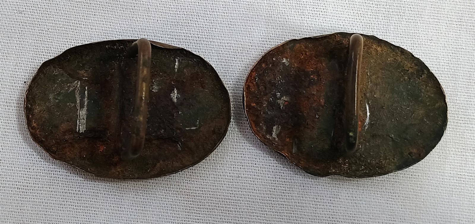 Antique Oval Horse Bridle Button Rosette Lot Vintage