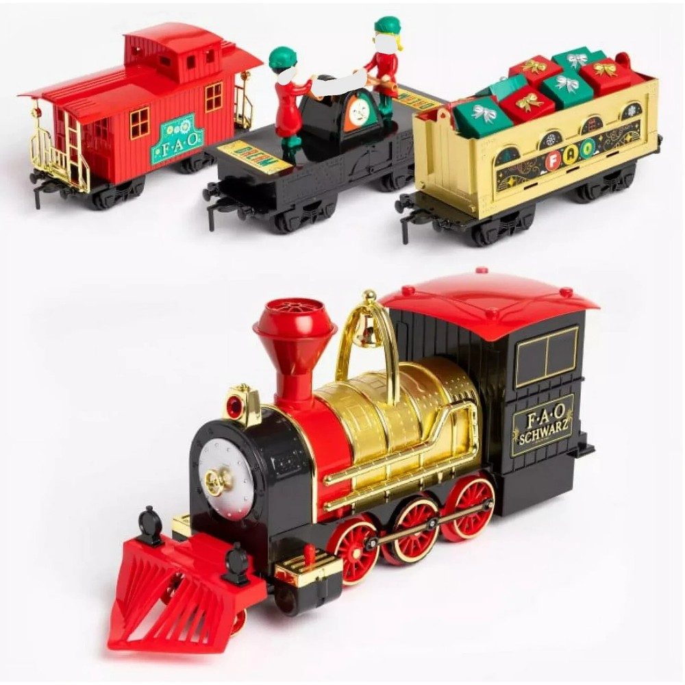 FAO Schwarz 1014783 Motorized Train Set - 30 Piece