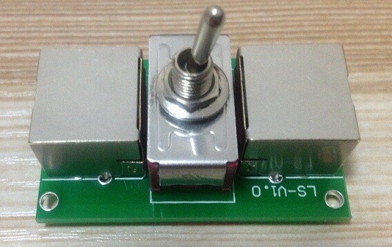 RJ45 Network Cable Twisted pair Switch Toggle Control Switch With Case