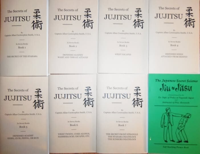 COMPLETE VINTAGE 7 VOLUME JU JITSU COURSE + BONUS!!!!