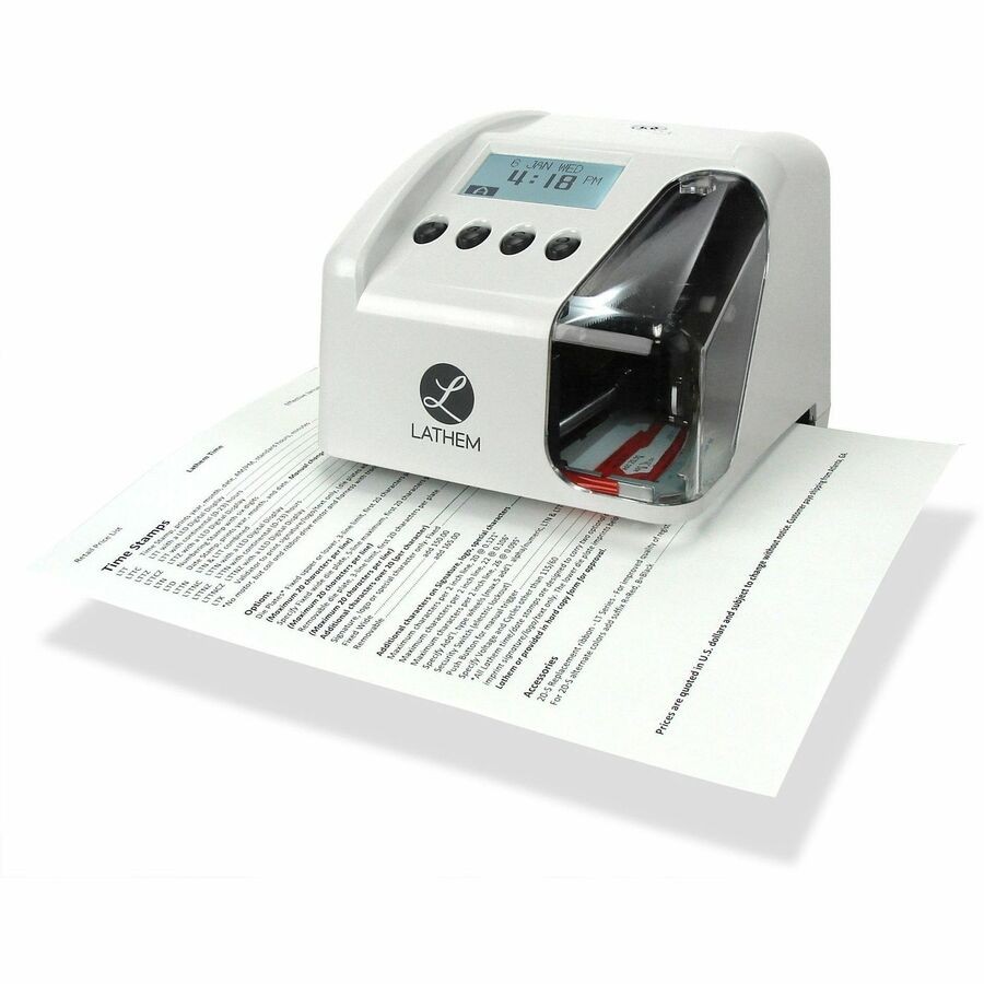 Lathem LT5000 Time, Date, Numbering Document Stamp