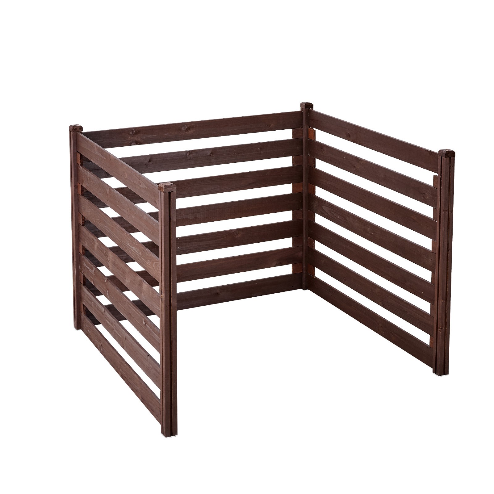 Uimoso 48" x 37" Air Conditioner Fence Privacy Fence with 3 Panels for Trash Can