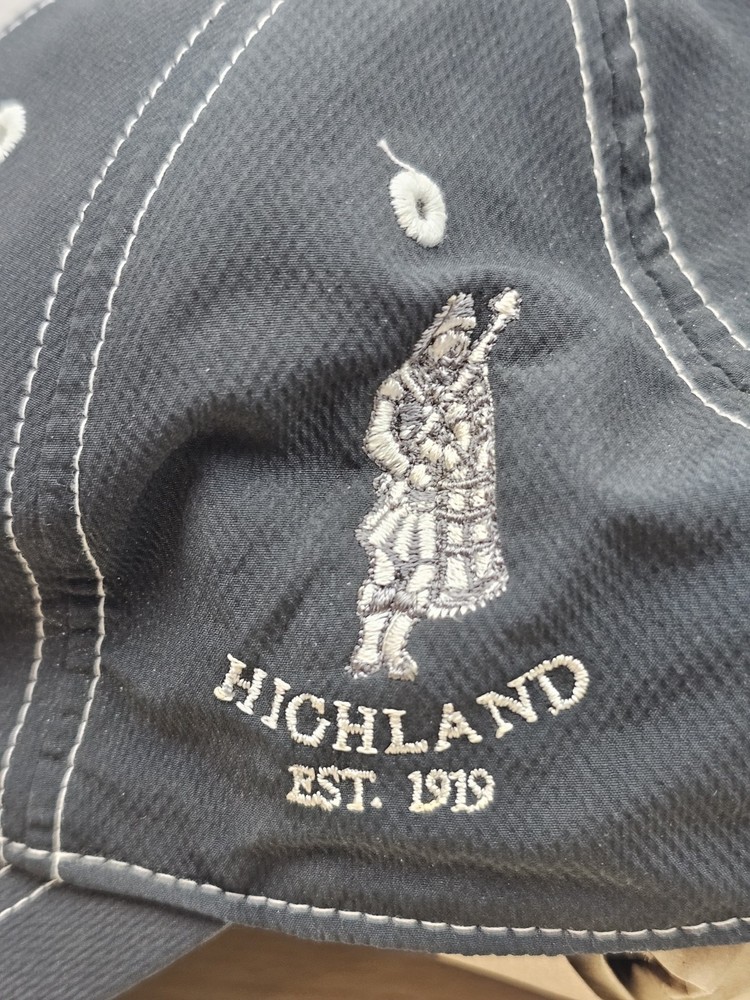 Nike Golf Highland CC Adjustable Strapback Hat Black Dri Fit Cap
